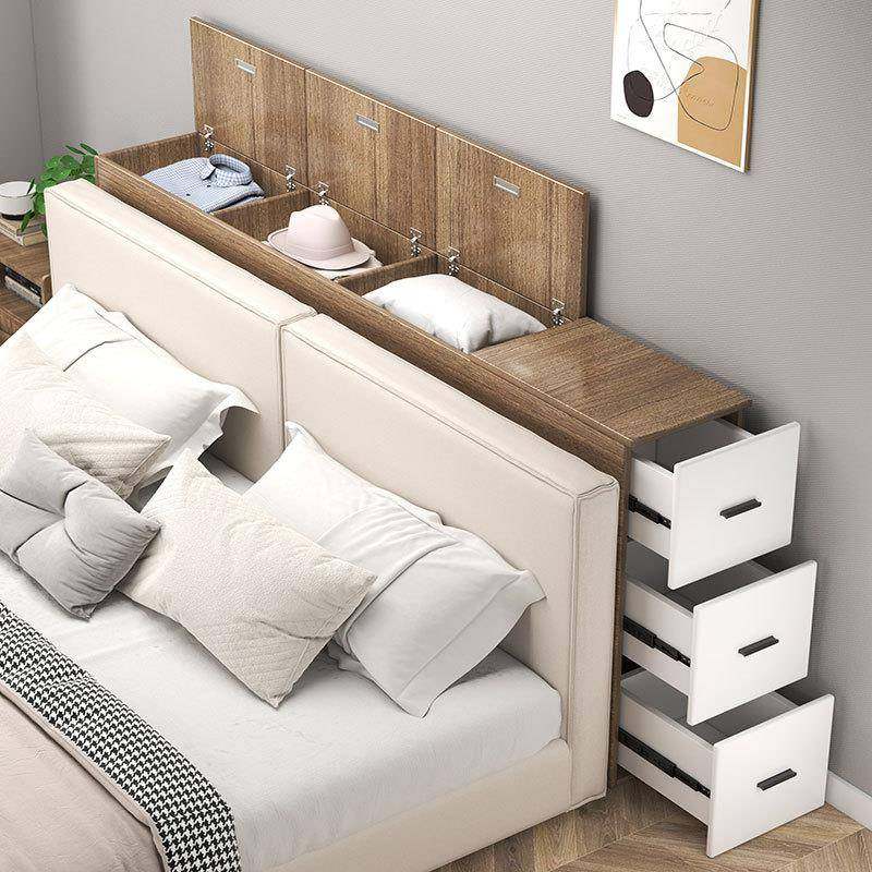 实木夹缝床边柜床头床尾窄柜长条榻榻米储物置物架靠墙缝隙收纳柜