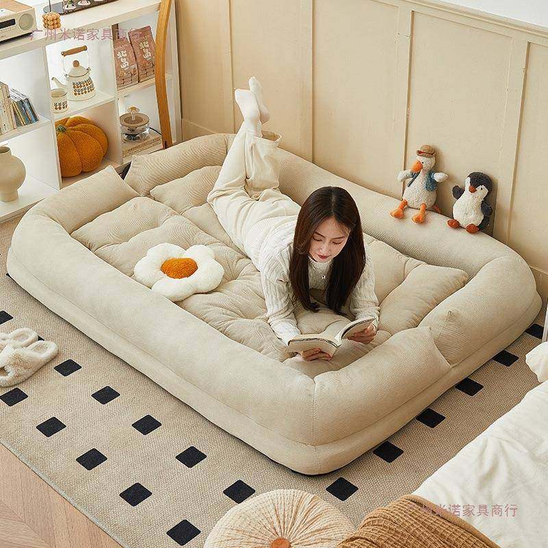人类狗窝懒人沙发阳台卧网红躺椅单BCX米人榻叠榻巨大双人折沙室,住宅家具,懒人沙发,淘宝优惠券,粉丝福利购,淘宝优惠卷