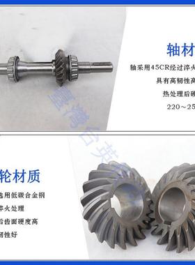 ARA0转向箱RA角2字换向器十ARA4直90度转向A器ARA1锥齿轮BQC箱减