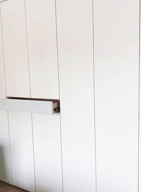 轻极简衣柜家简用奢卧室现代简层约开门柜子易ZVB多板