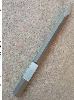 六角铣槽XNG尖凿面扁凿对边距S28*400整mm电镐头六角中间带凹凿体
