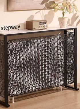 202装挡5新款入户正对门玄关上OOA桌暖气片方饰遮罩置物架长条靠