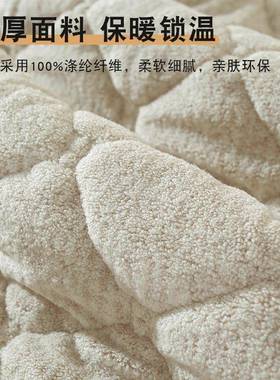 奶油风电形炉烤火罩桌子套罩正方取暖桌罩新款加厚茶几罩烤PJC火