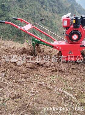 链轨式捍绿微耕微耕机油开沟功机型多能翻地水田耕地汽机家用农小