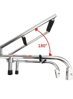 不锈钢折登叠船用2+2下水梯不锈钢折叠YNK梯船舶梯游船艇五金配件