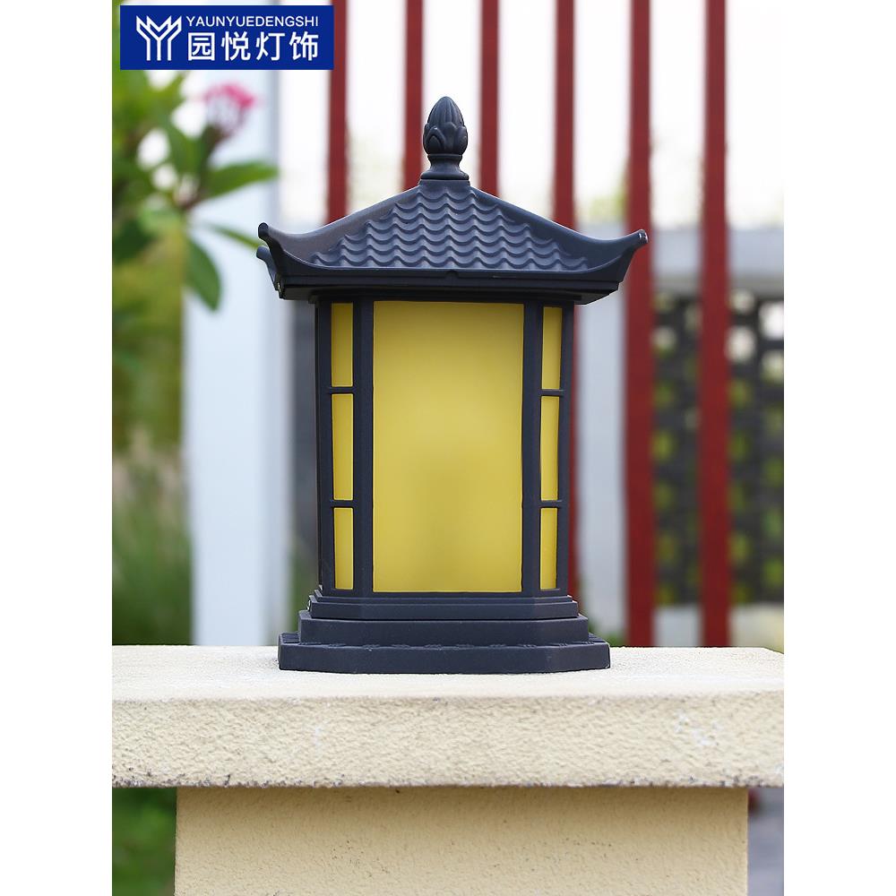 欧LED路灯家用户外水庭院灯米防花园别墅草坪室外小YY566+6区高3