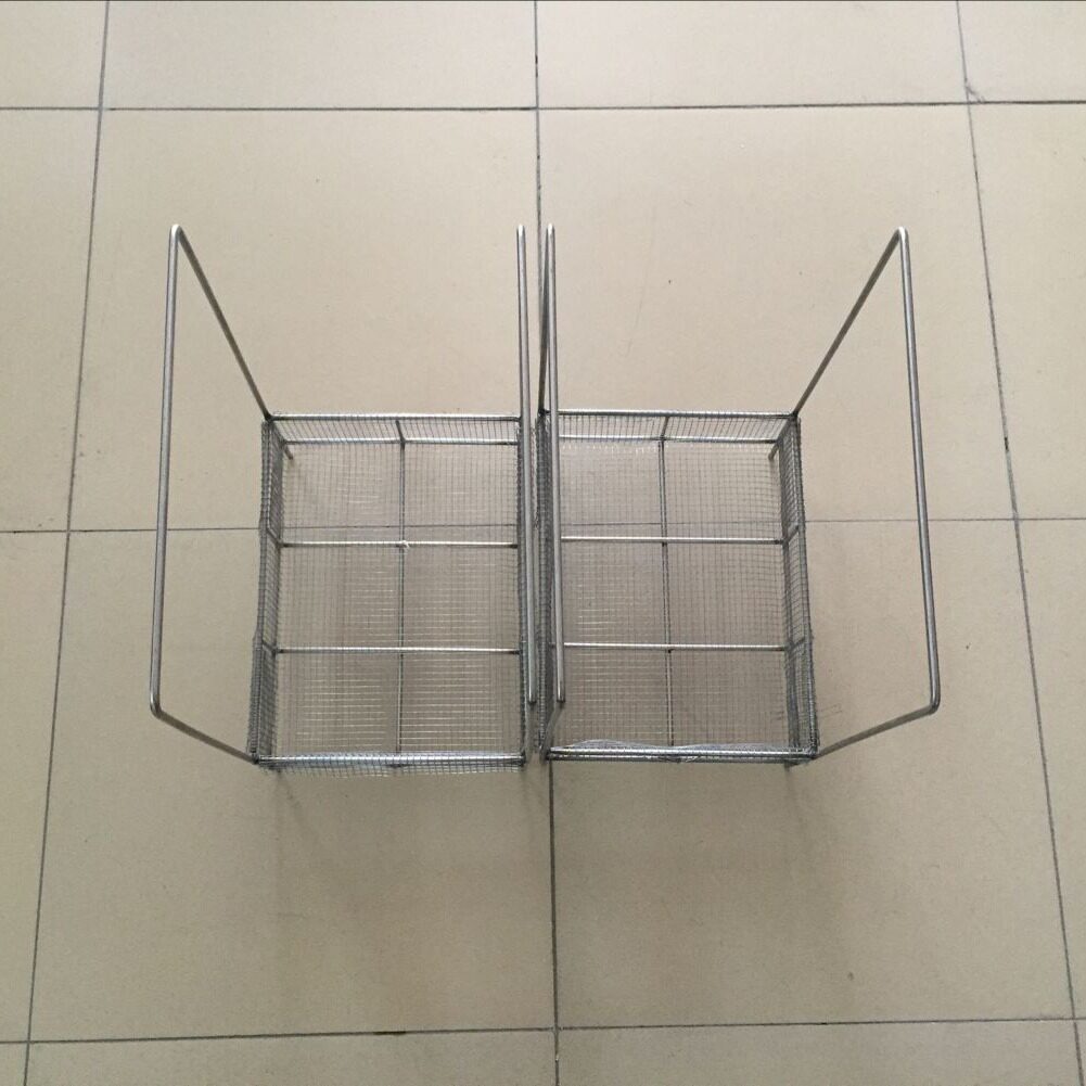 不锈钢网筐网篮 304工业用机械零件水槽清洗筐 尺寸定 制厂家直销