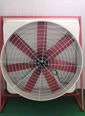 璃ZHT负压风机1260玻璃钢风机钢工业排气扇工厂玻温降通风风机