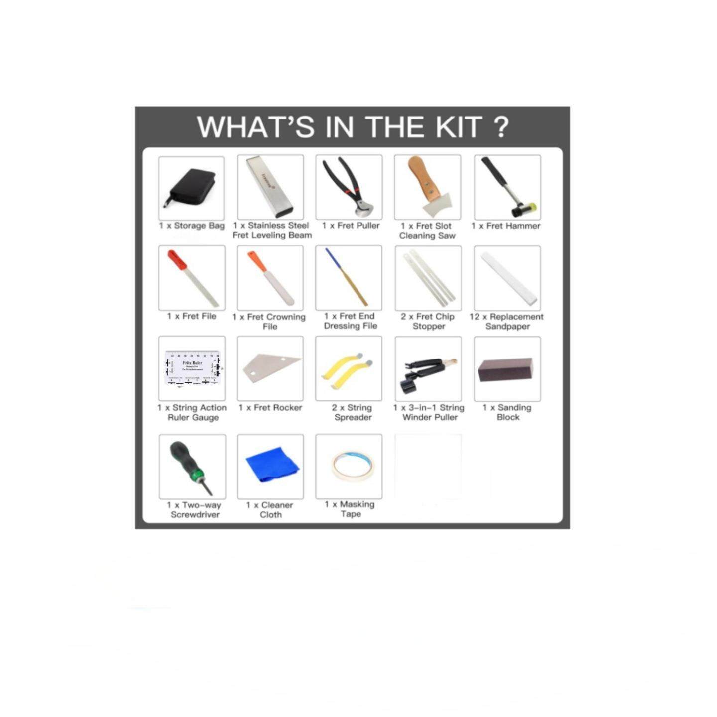 丝厂家销吉他修理直工具31件工具套装吉他配GHD件乐器配件品安装