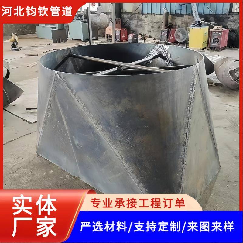 不锈钢焊天圆地-方方口口接头同心圆偏通心合金风管道接高变径厚