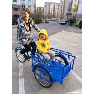 三轮人力电动代步车折叠脚蹬摆摊自行车倒小型倒骑驴接送折叠