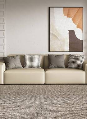 豆腐方客直布艺沙发块大小户型意式极简科65834技布排沙发设计厅