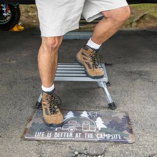 房车折叠车98梯拖凳挂拖车旅居床踩脚凳上车踏步脚踏车凳露营工具