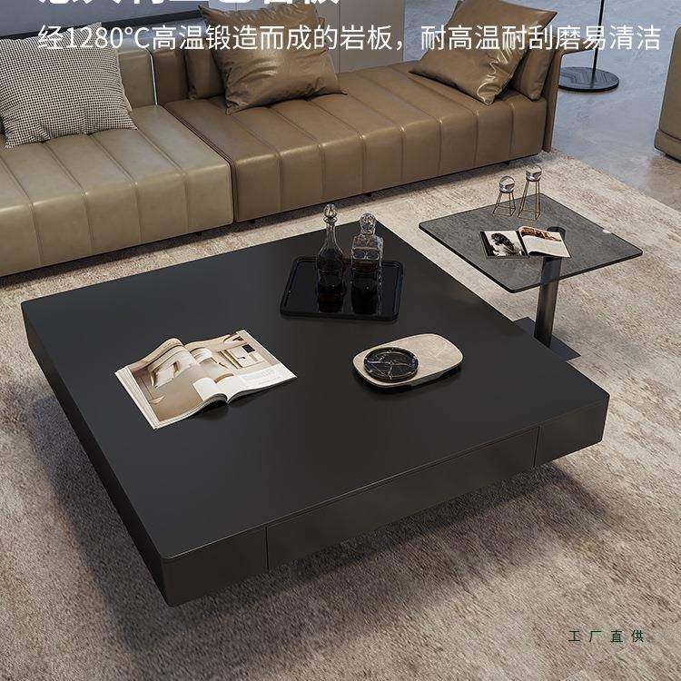 意式极岩板茶几户型现代简简约感设小计RXP色师黑家用方形茶几,鲜花速递/花卉仿真/绿植园艺,其它园艺用品,淘宝优惠券,粉丝福利购,淘宝优惠卷