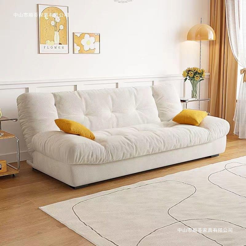 云简朵床两用可折叠沙SWM多功发能沙发客厅小户型现代约奶油风网