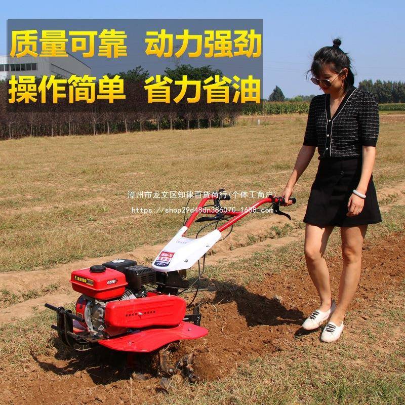汽油微农耕机柴油小型多功能家用耕地田机OUM犁用旋耕耕松土翻地