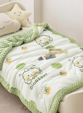 儿童豆被子冬被芯25新款LBF春秋被幼儿园冬季加2厚豆婴儿午睡小0