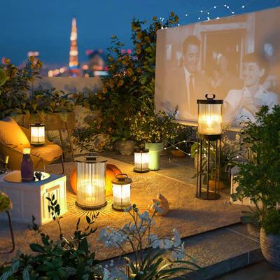 营太阳能庭院草灯户户外庭院外阳台花园坪灯玻璃草地落地灯节能庭