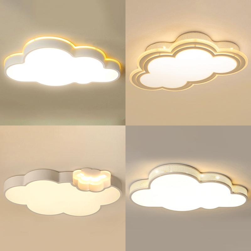 儿童AMN房灯室灯led客厅走廊创简约房间卧灯云意朵吸灯厂顶家直供