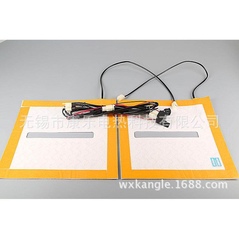12V4V发卡车汽车配件2座KL-HP100垫加热片电加坐垫热碳纤维/合金