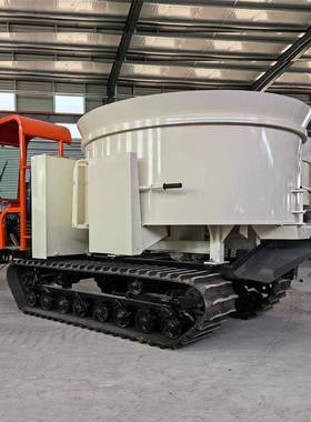 履带混凝土搅拌料运输车农运村修路卸工地水泥NSB搅拌输式车