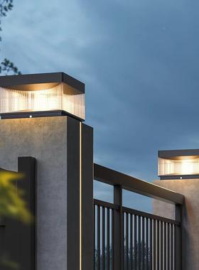 太阳能路灯室外灯庭院景观门柱大门别防墅水现代户TXSS105围外墙