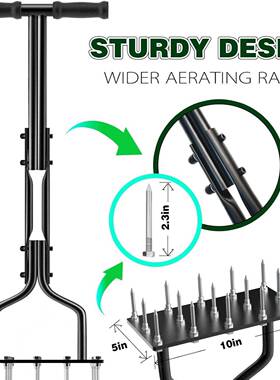 新松土20723器庭院草外坪翻土户器草坪打款孔工具