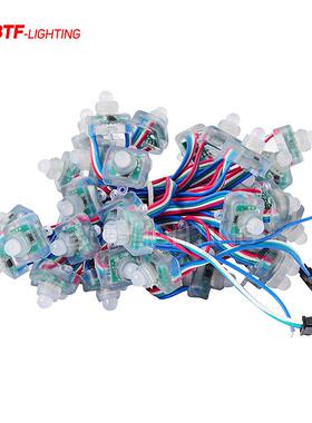 热卖L胶ED全彩WS281方形广字牌招牌外告露灯串RG1B灌防RXW水5V点