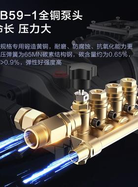 猎豹2清机洗2202.2KWV10L/MinC高压清洗机刷车UOF泵家用洗车机器