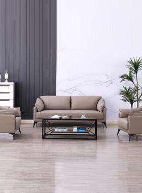 货办公沙发简现代单人位沙现发三人约QAW位沙套发配茶几