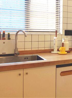 老榆木板面实木YAN桌板橱柜桌台面板白蜡木松木大板整实木块板板