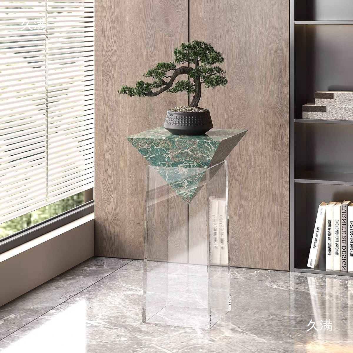 款客厅悬空架沙饰发旁边几悬t$*&$*&f浮置物架装展新示花花盆架亚