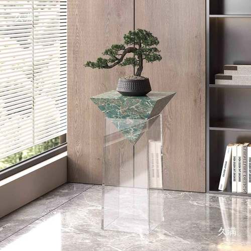 款客厅悬空架沙饰发旁边几悬t$*&$*&f浮置物架装展新示花花盆架亚