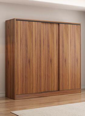 全实木柜推拉门家用RRC组合衣柜主卧小户型出衣房异专租用无味