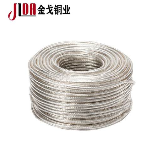 包塑铜圆548线导电带铜铜带铜明软连接加塑绞铜线透软铜线铜编织
