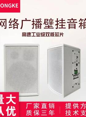 A/NW-50A7壁挂2.4G网络音箱IP网络定压备份校园网络广播系统