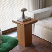 设计师款 橡木苔边几现代简约边几客厅家用小户型角几边几小桌子