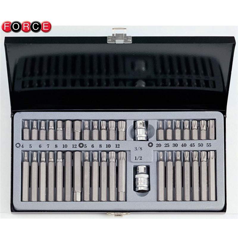 FORCE40件星批组套组合工具批头套筒扳手 汽保工具梅花内六角