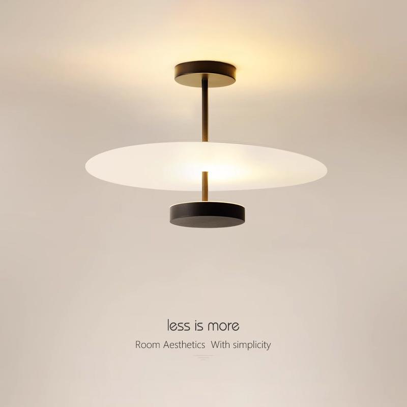 现代简约客厅灯LED吸顶灯氛围卧室意式北欧灯具家用大气阳台灯