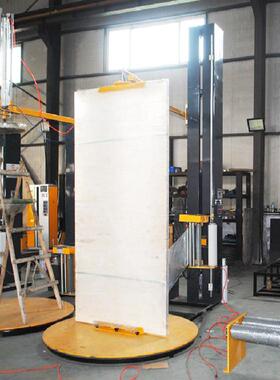 山东大宏压顶缠绕机TP1650F-DCS门板门窗缠绕膜打包机