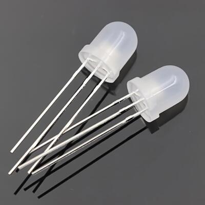 F8mRKXm明状红蓝红透黄翠绿色共阳共阴极高亮发光二极管双led雾灯