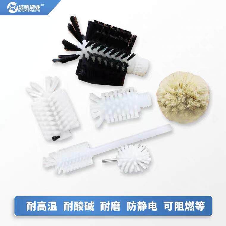 工业毛刷辊滚筒刷家小型尼圆龙丝除尘空心厂GJZ毛刷刷轮形圆筒刷