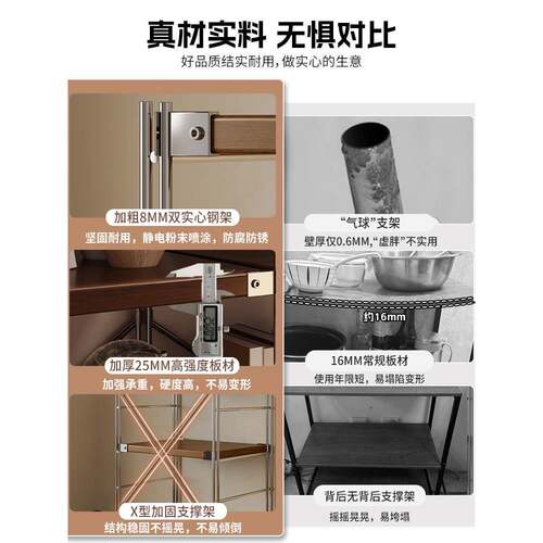 家用货架层置EF65货架物架落地客厅收纳架百库杂多物储藏室八烟酒