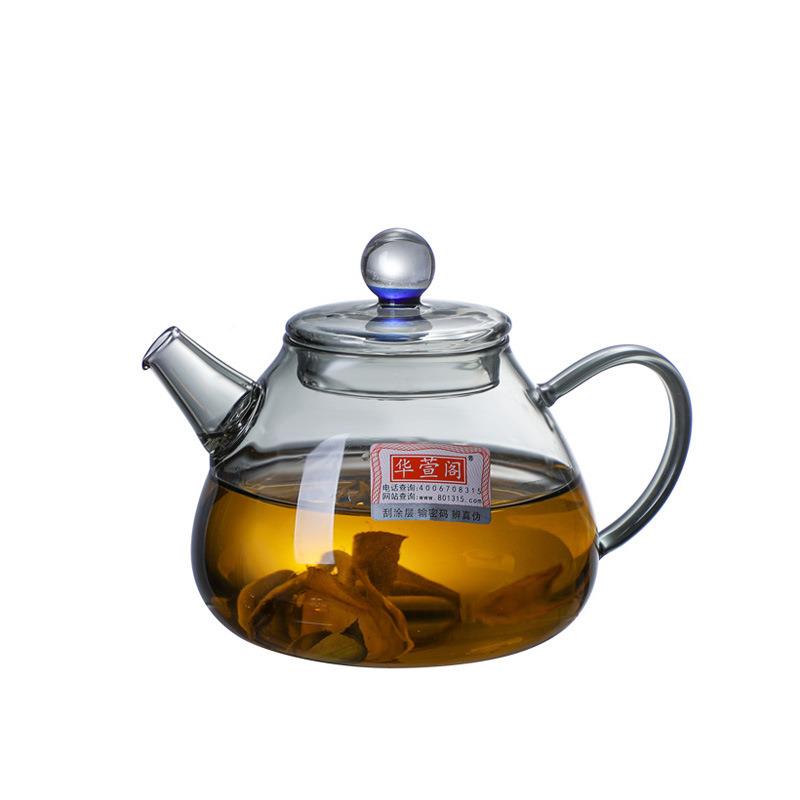 耐高温玻璃茶具围煮茶壶高硼硅玻璃壶手壶壶抓微山湖迷你一人泡炉