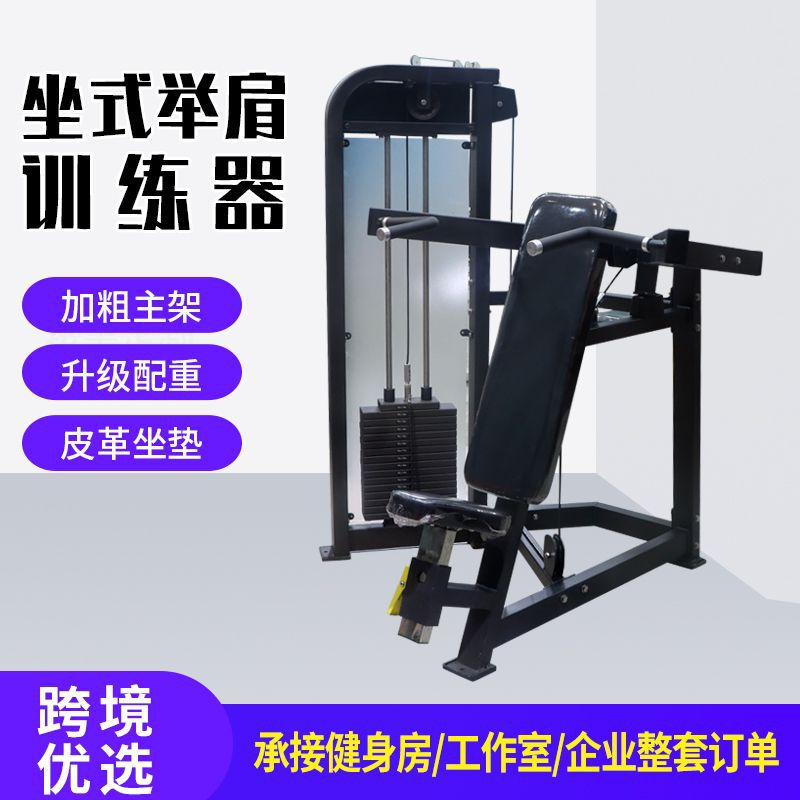 商用坐式仰卧三角肌训练器