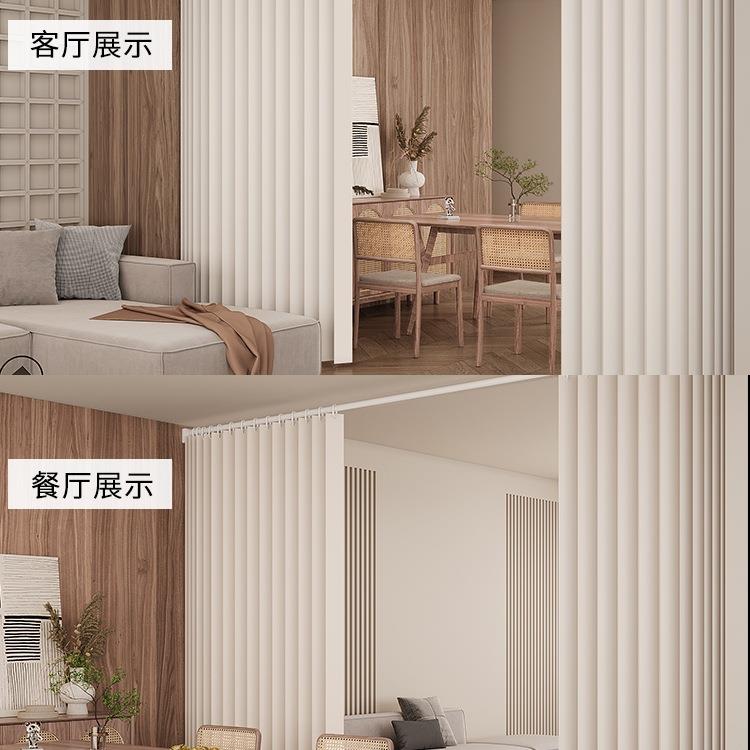 房隔间断分离免打孔折叠门卧室房间隔断屏风帘开放式阳台客厅挡遮