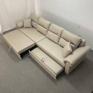 多功能LIW大户型厅技沙发床客四人位沙发折叠沙布发床两用五科人