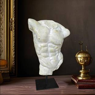 欧树式人物脂雕像件AIZ家古居客厅摆样板房家居典艺术人物装饰品