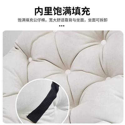 轻奢鹅摇懒单人摇椅椅卧室企DAX阳台可躺可睡极简摇摇椅客厅人沙