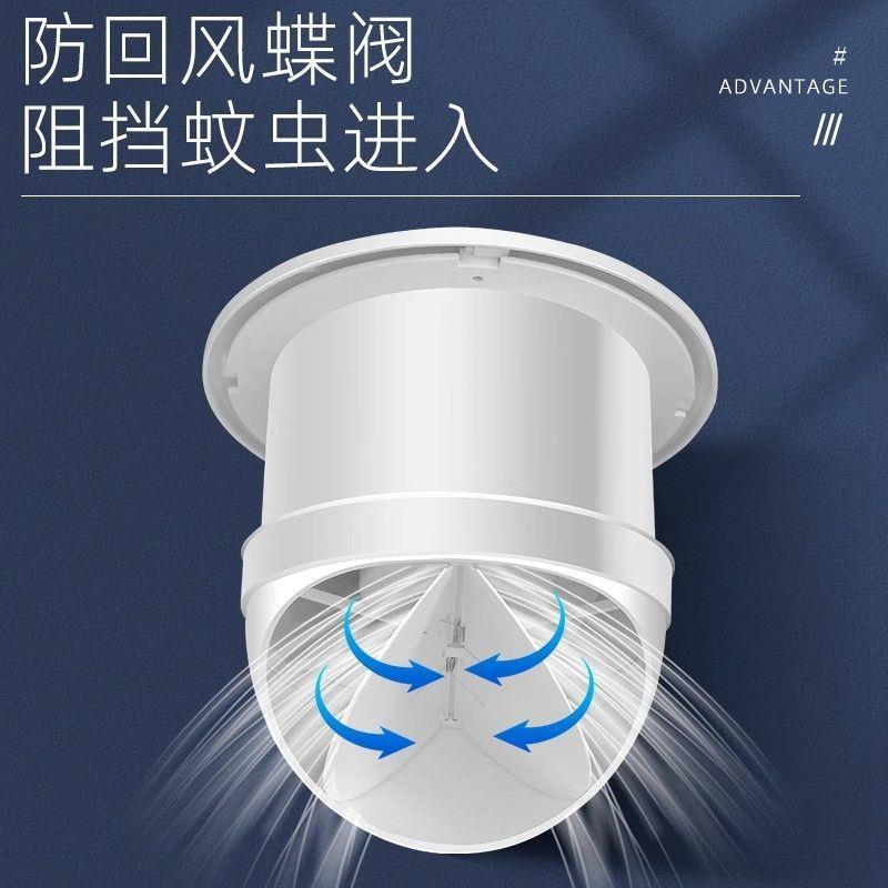 新风换气机家用静音排气气扇抽力风机大扇吸TSY卫生间排换风扇
